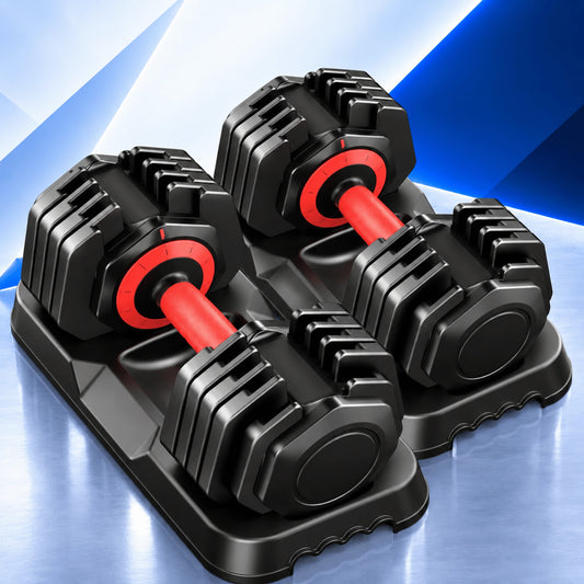 Adjustable Dumbbells – Space-Saving Weight Set