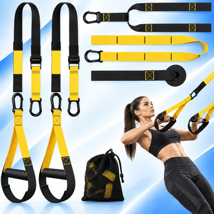 Suspension Trainer – Adjustable Bodyweight Workout Straps