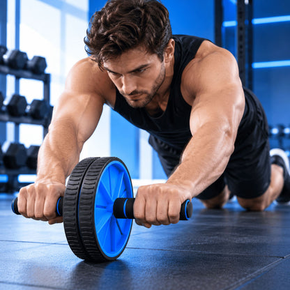 Ab Roller – Dual Wheel Abdominal Core Trainer
