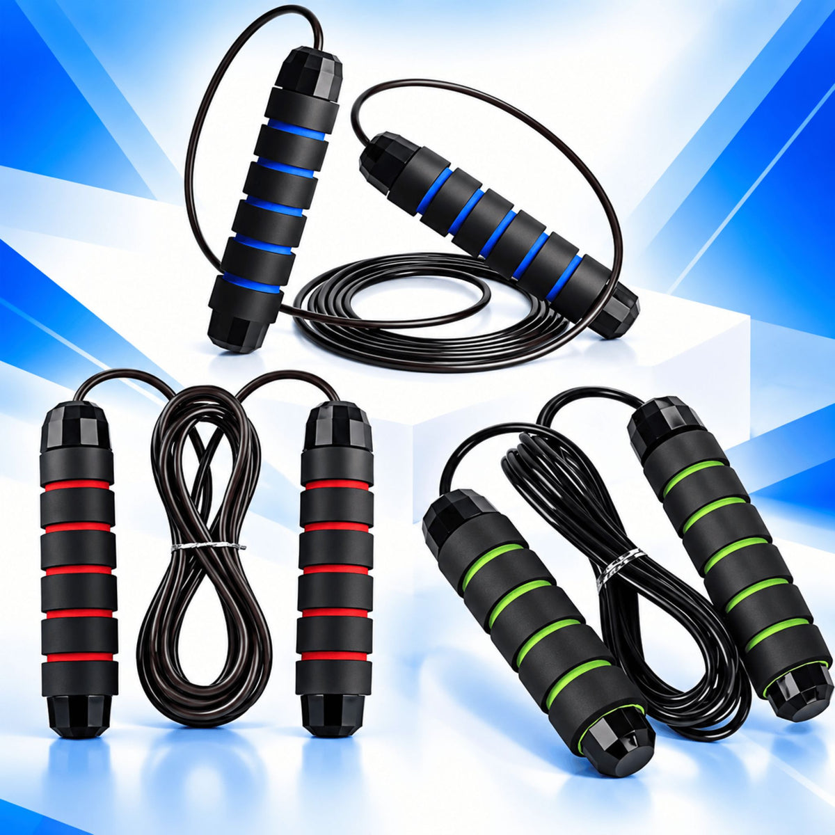 Weighted Jump Rope – Adjustable Skipping Rope for Cardio