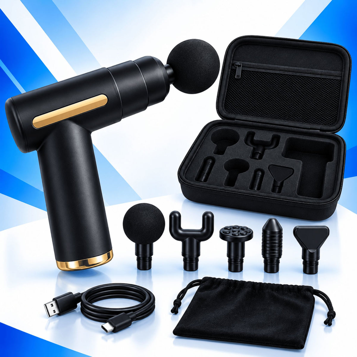 Massage Gun – Cordless Deep Tissue Muscle Massager