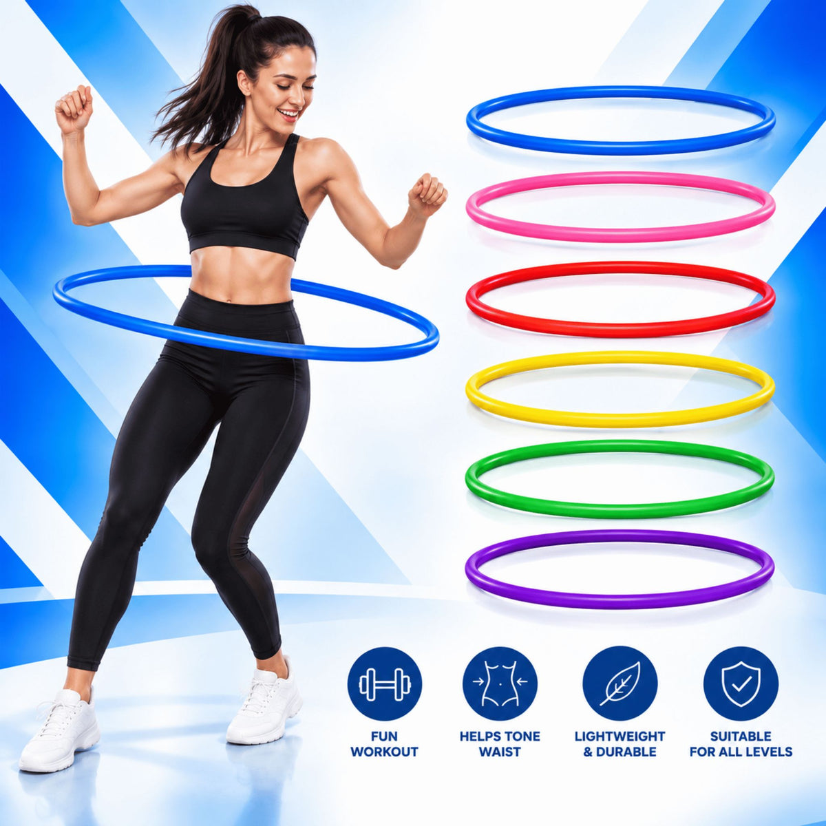 Hula Hoop – Fitness Exercise Hoop for Home Workout