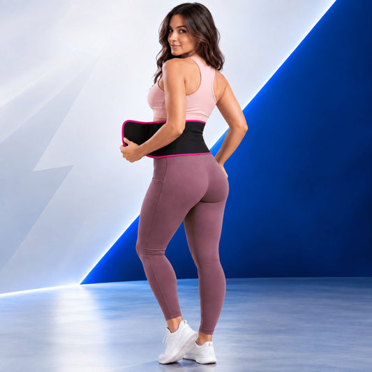 Waist Trimmer Belt – Sweat Waist Belt for Workout